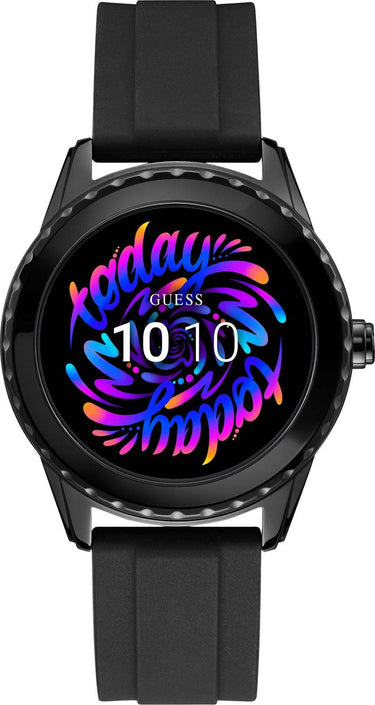 Guess Connect Women's Stainless Steel Android Wear Touch Screen Silicone Smart Watch C1002M1